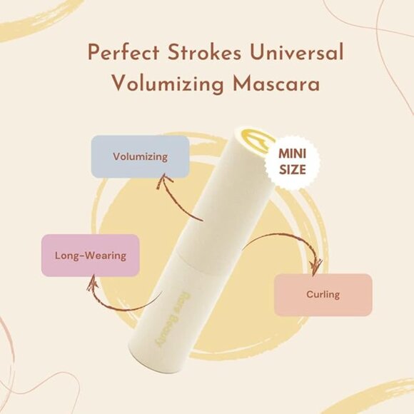 SET OF 2 ✅ Rare Beauty Mini Perfect Strokes Universal Volumizing Mascara ✨ NIB - Picture 6 of 13
